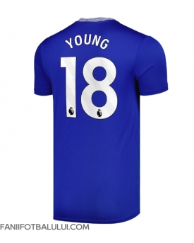 Everton Ashley Young #18 Tricou Fotbal Replică 2024-25 Barbati Acasa
